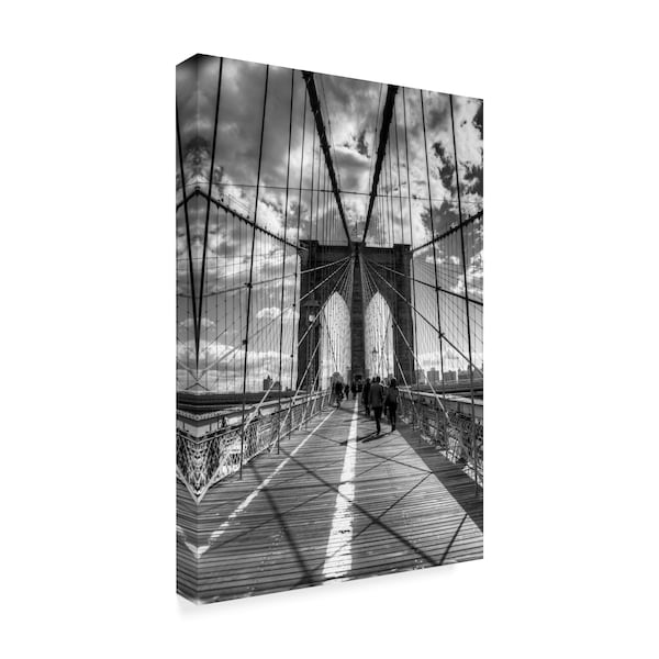 Chris Bliss 'Brooklyn Bridge' Canvas Art,30x47